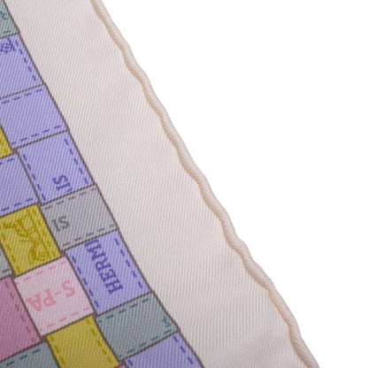 カレ90　BOLDUC AU CARRE　シルク　ホワイト