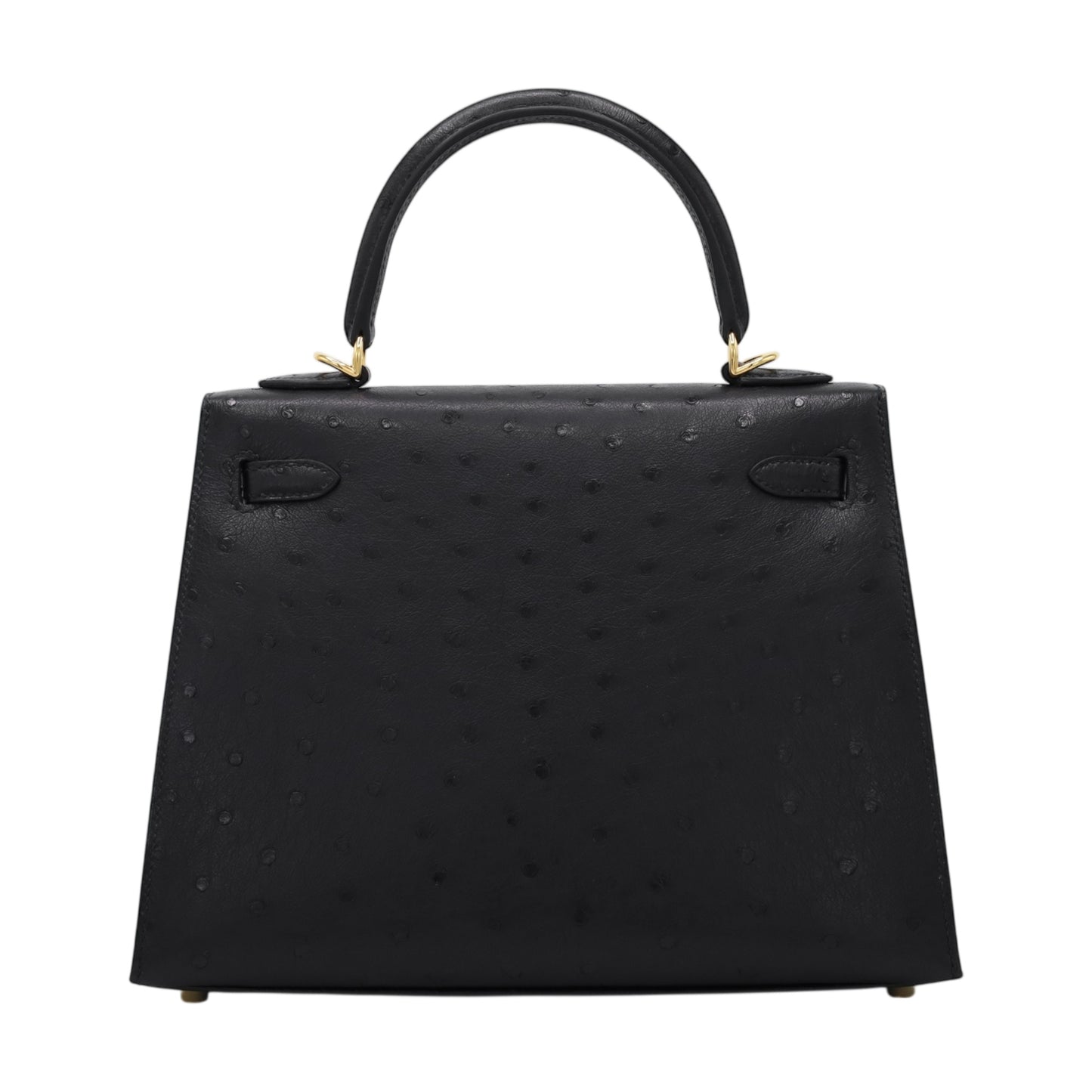 Kelly 25 鸵鸟黑 GP K 印章