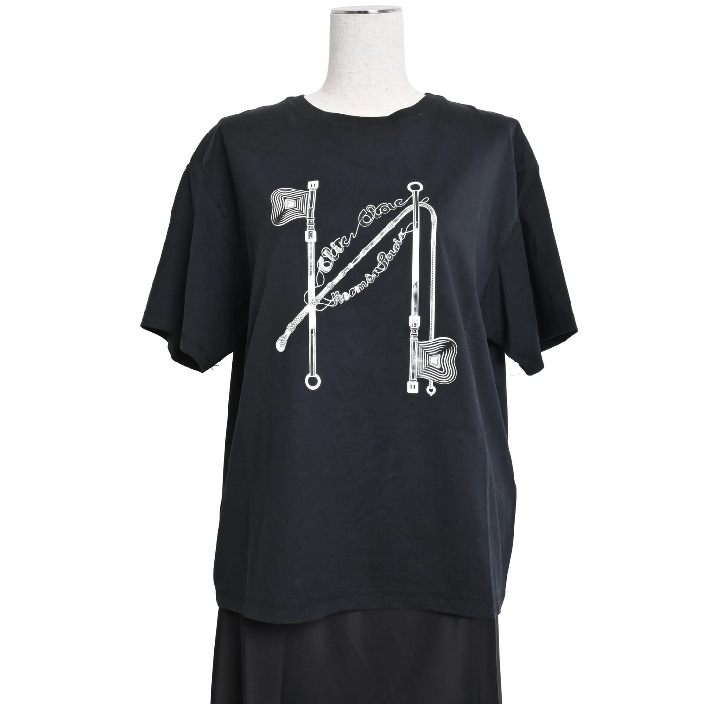 Tシャツ　クリッククラック　コットン　ブラック　42