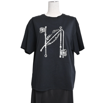 Tシャツ　クリッククラック　コットン　ブラック　42