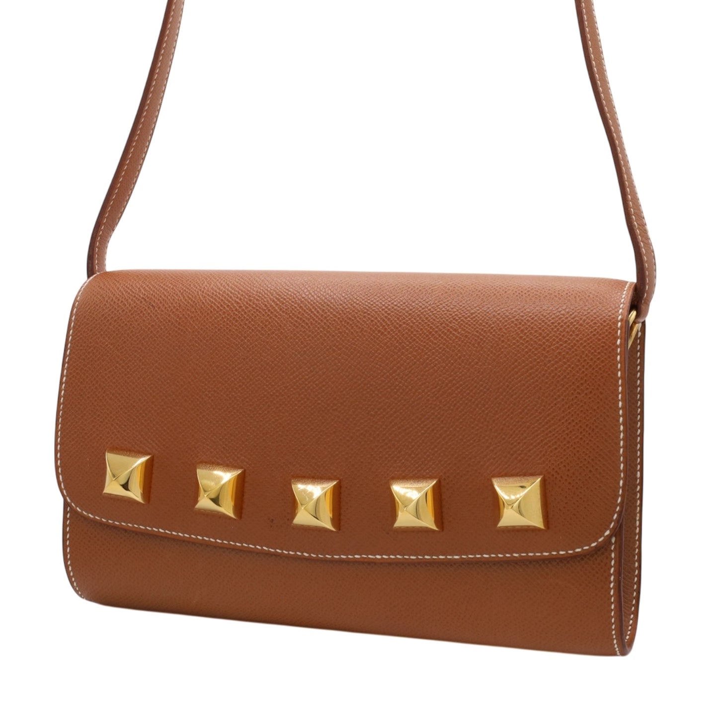 Doggy Medor Shoulder Bag Couchevel Gold GP 〇WStamp