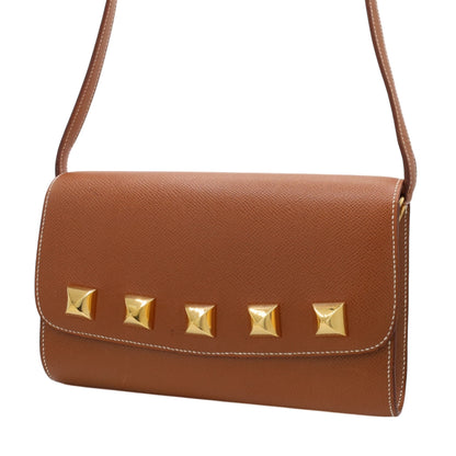 Doggy Medor Shoulder Bag Couchevel Gold GP 〇WStamp