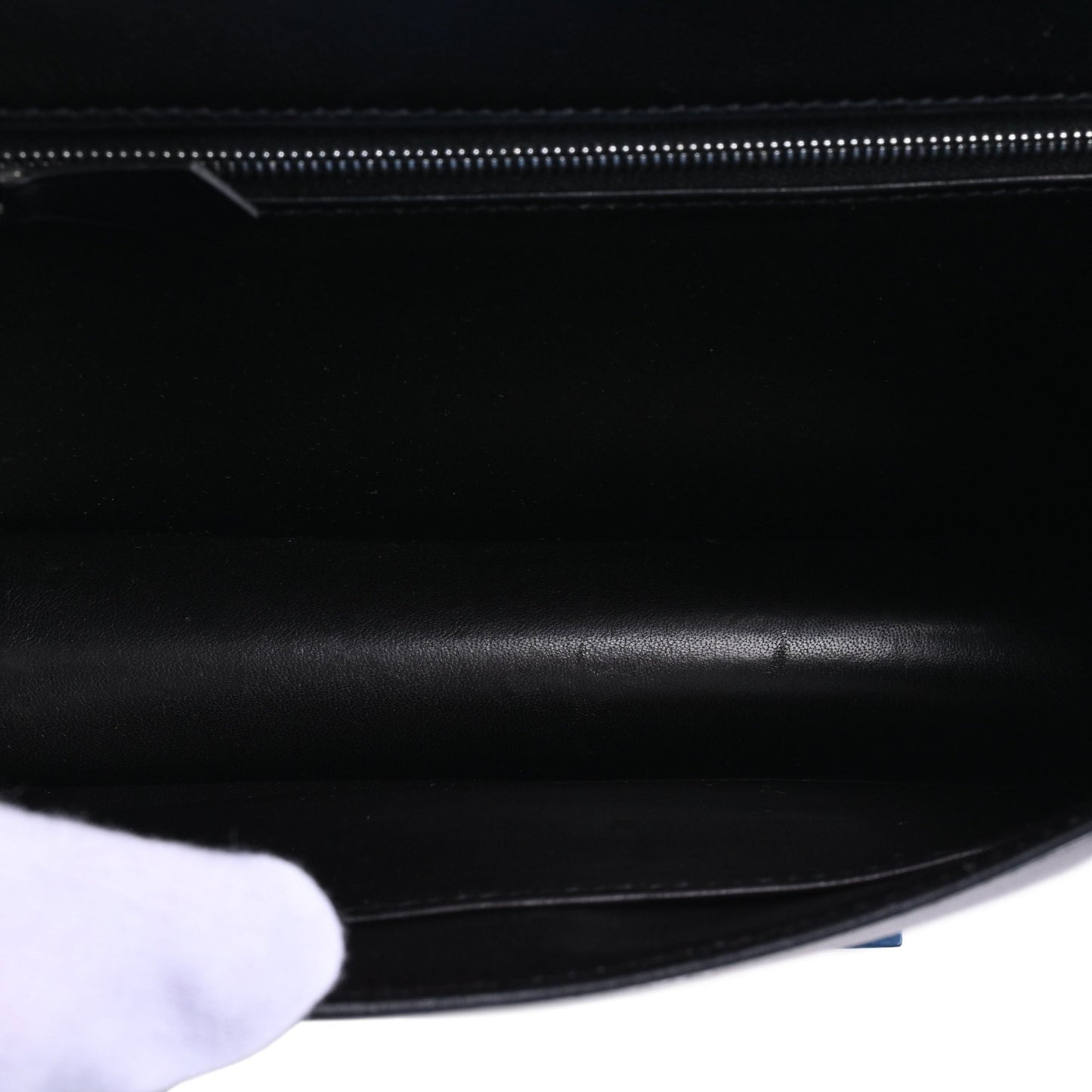 コンスタンス　ボックスカーフ　ブラック　SS　□E刻印