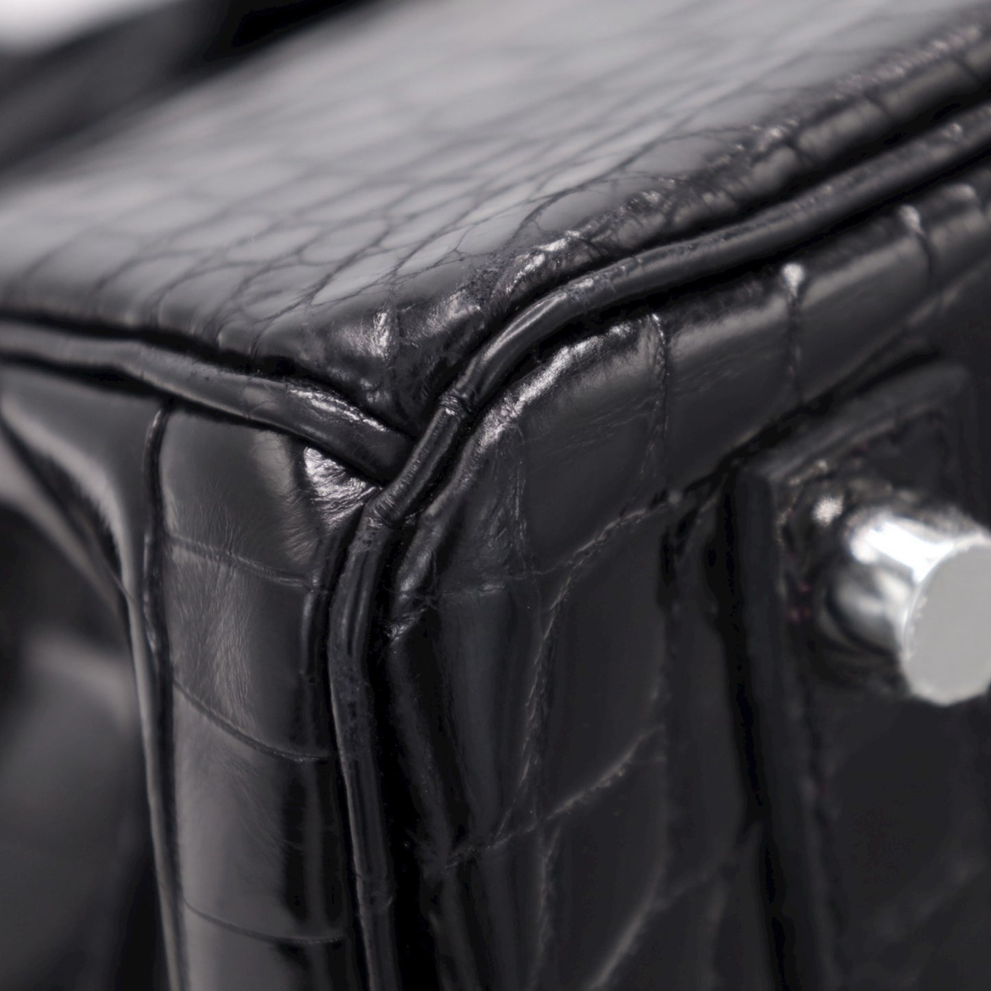 バーキン25　ニロティカス　ブラック　SS　D刻印