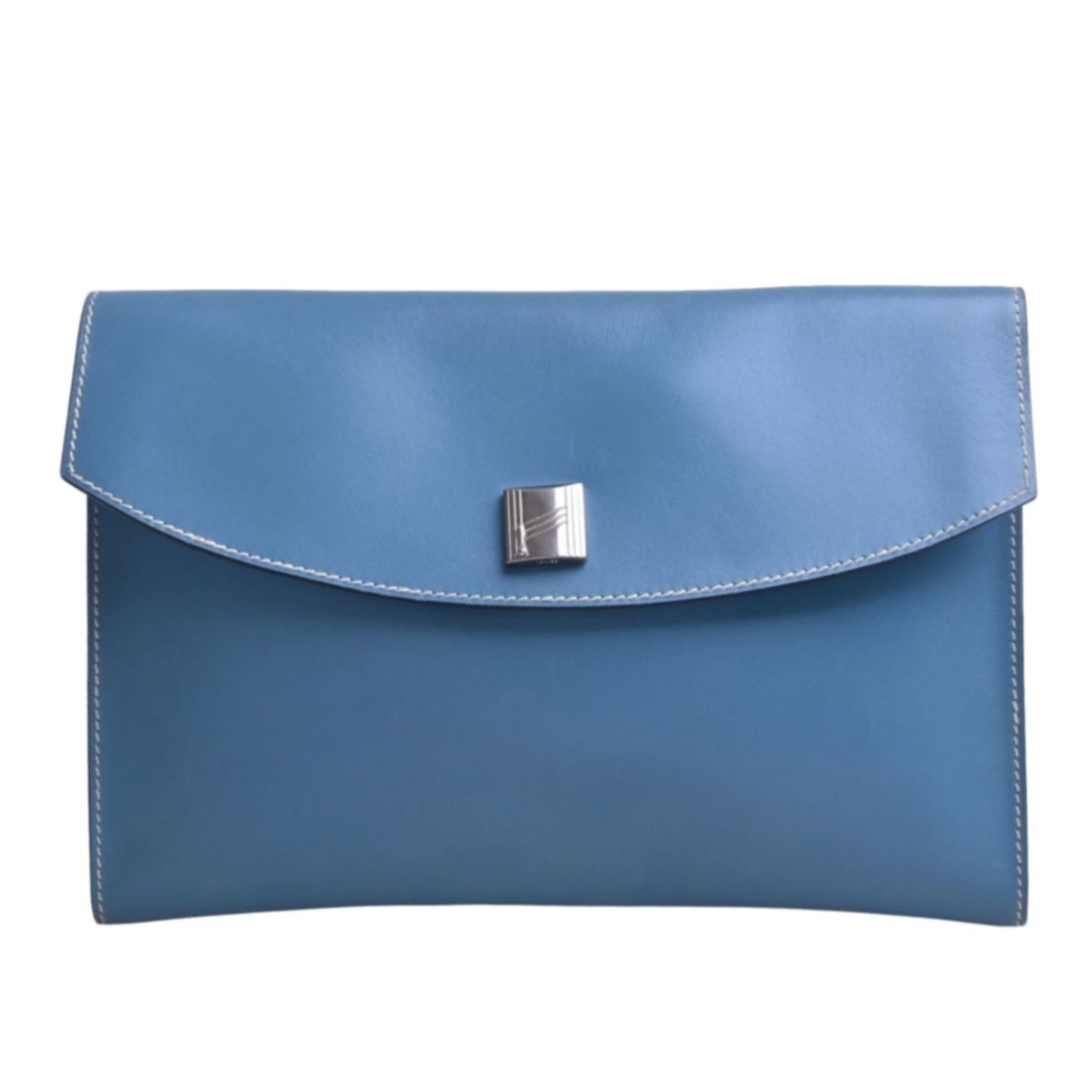 Pochette Rio Box Calf Blue Jean SS □B Engraved