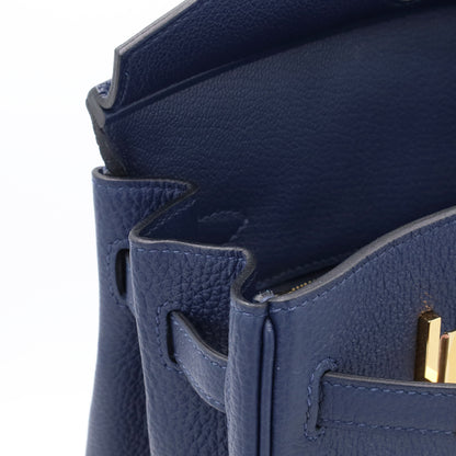 バーキン25　トゴ　ブルーアビス　GP　K刻印