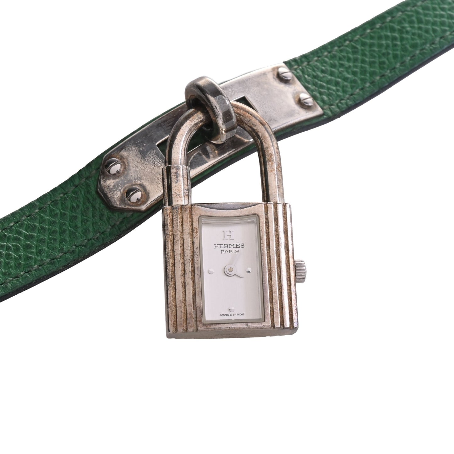 ケリーウォッチ　クシュベル　グリーン　SV　〇X刻印