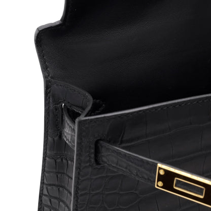 ミニケリー2　アリゲーターマット　ブラック　GP　W刻印