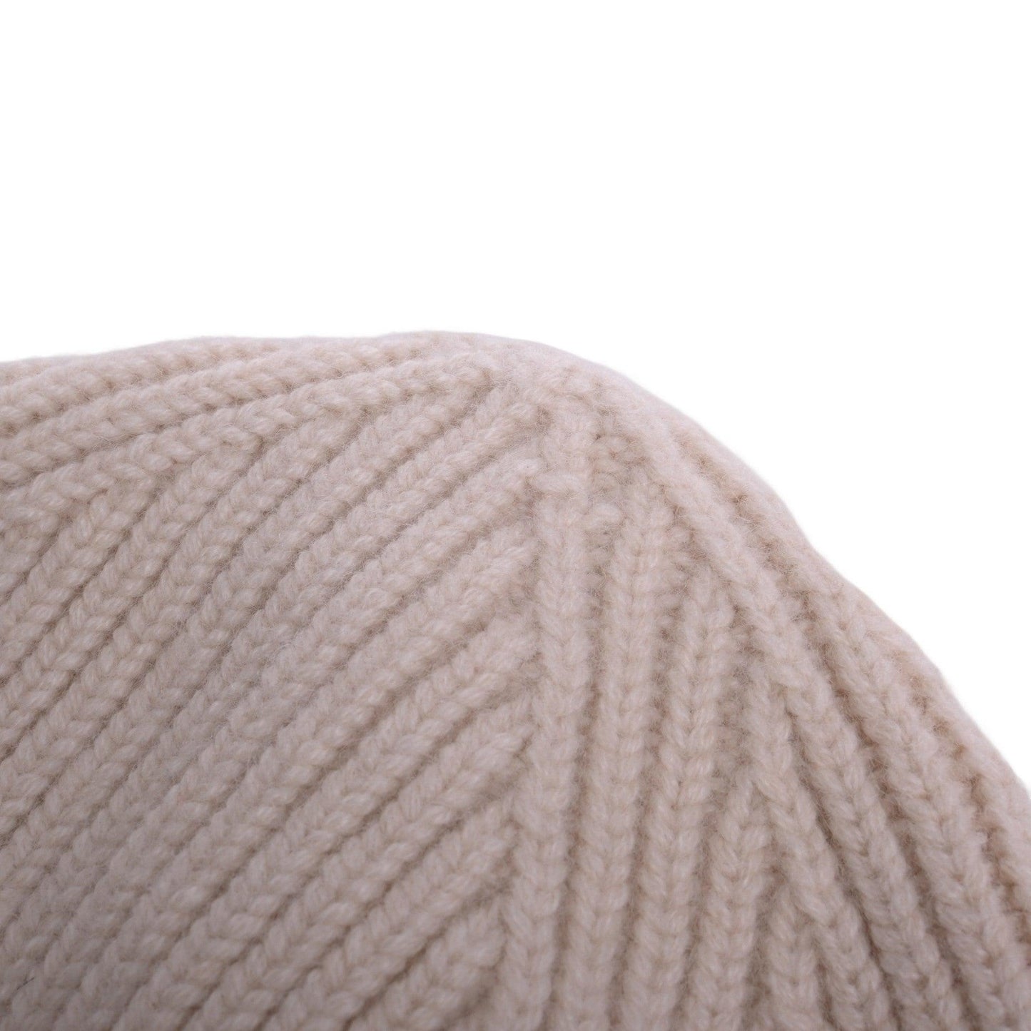 Heaven knit cap cashmere beige L