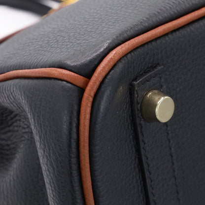 バーキン30　ヴァッシュリエージュ　ブラック　ノアゼット　GP　□K刻印