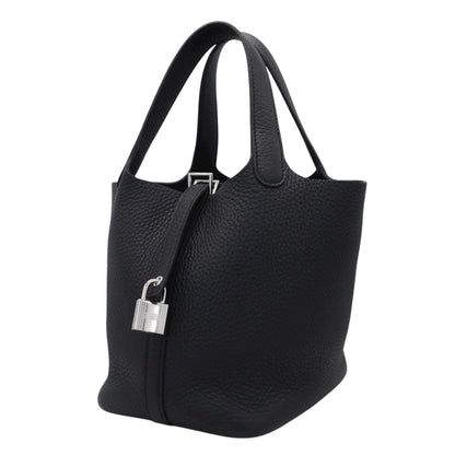 Picotan Rock PM Taurillon Clemence 黑色 SS W 雕刻