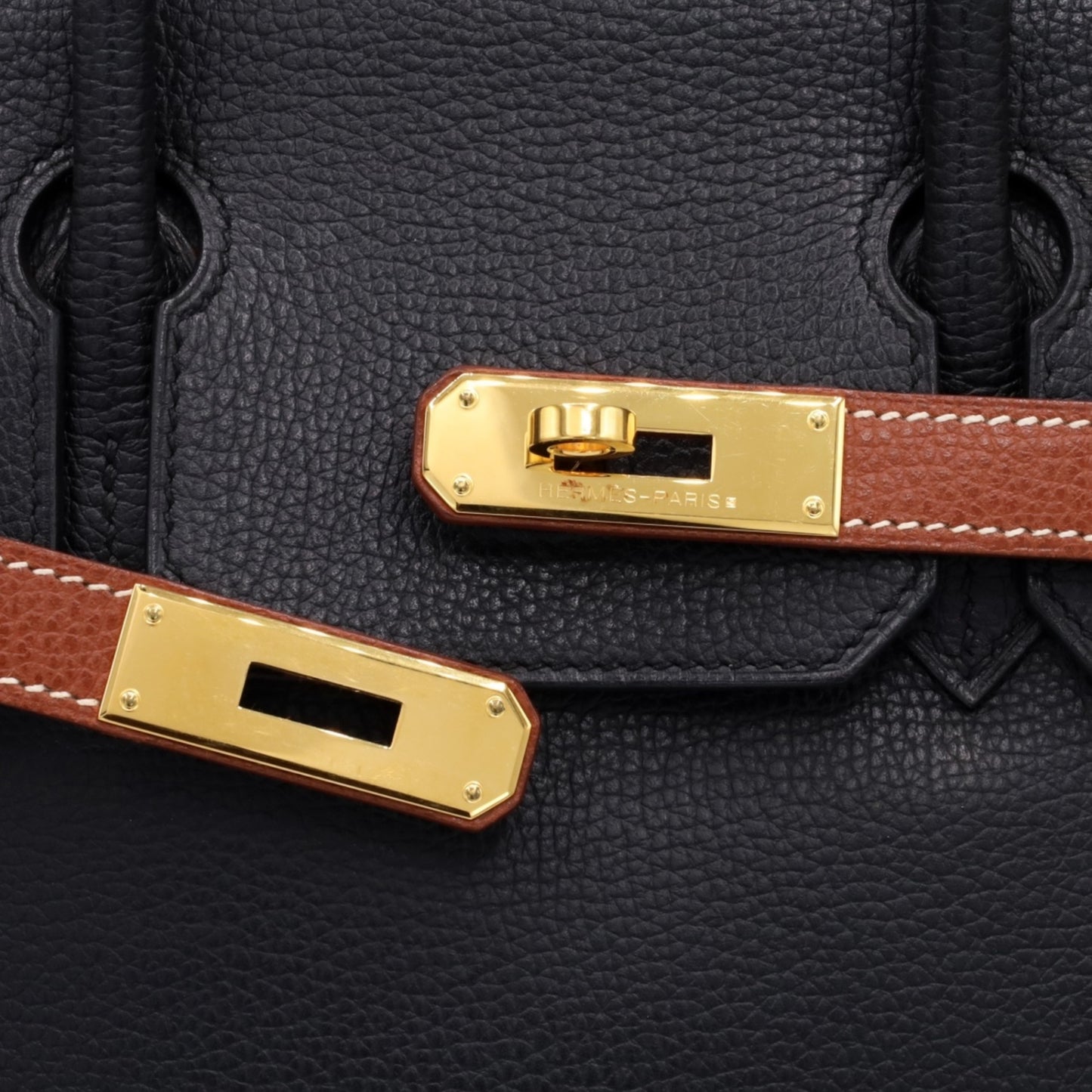 バーキン30　ヴァッシュリエージュ　ブラック　ノアゼット　GP　□K刻印