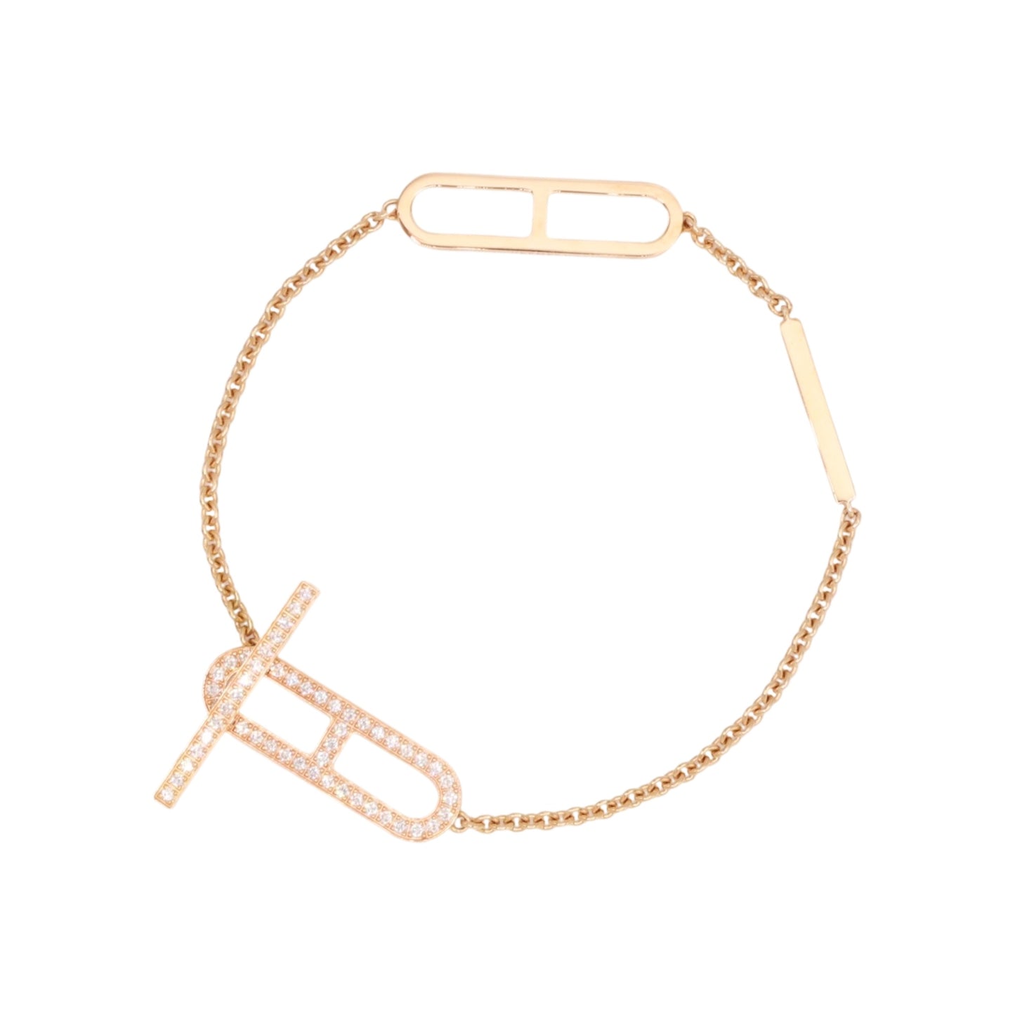 Ever Chaine d'Ancre Full Diamond Bracelet PG