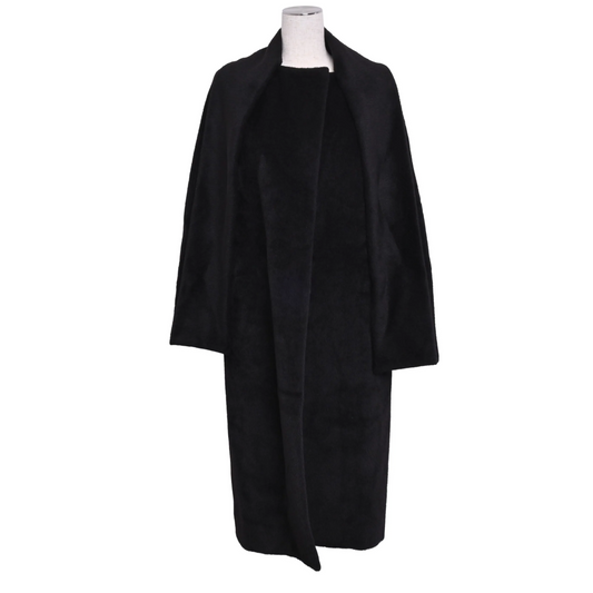 Coat Alpaca blend Ram Black 34