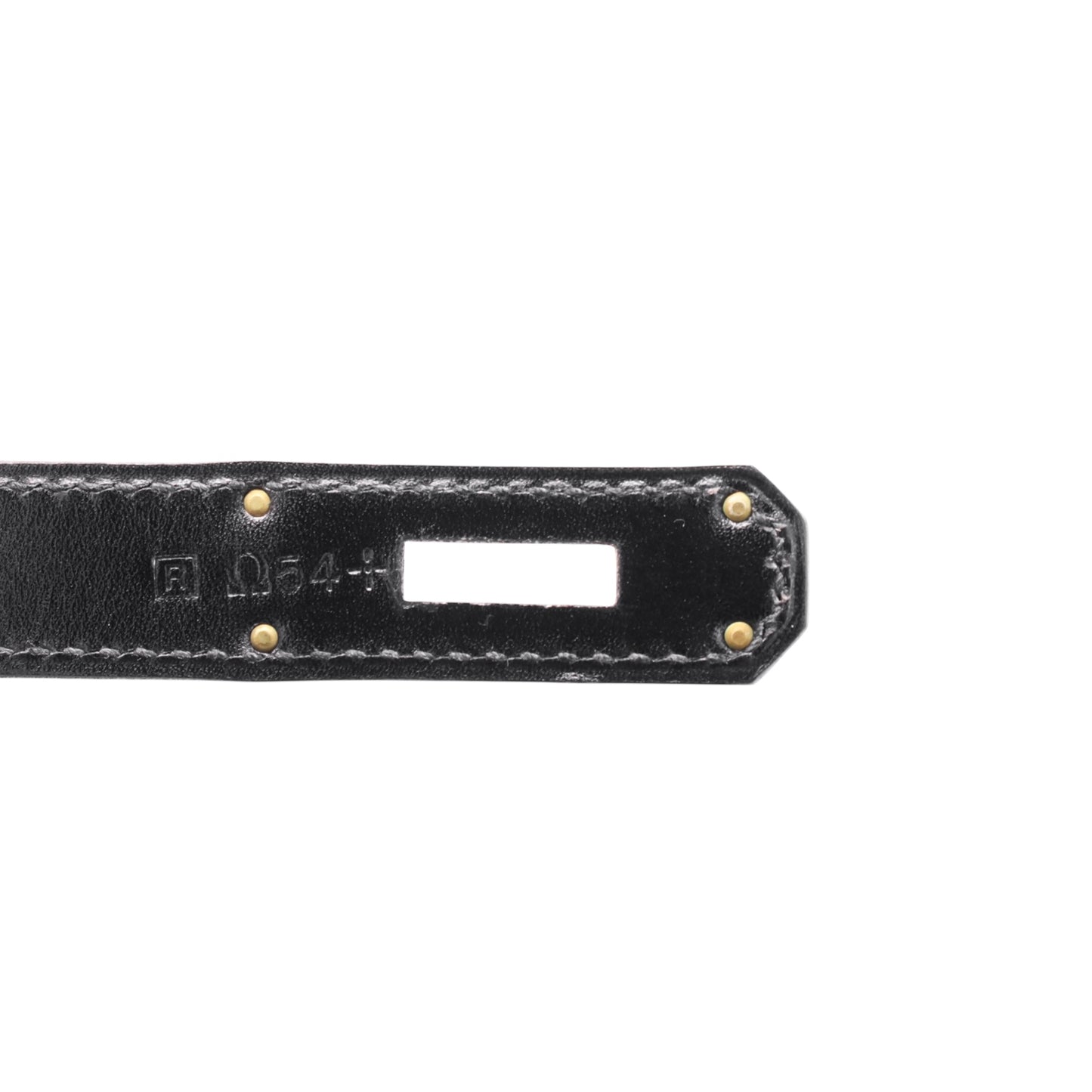 バーキン35　ボックスカーフ　ブラック　ギロッシュ金具　□R刻印