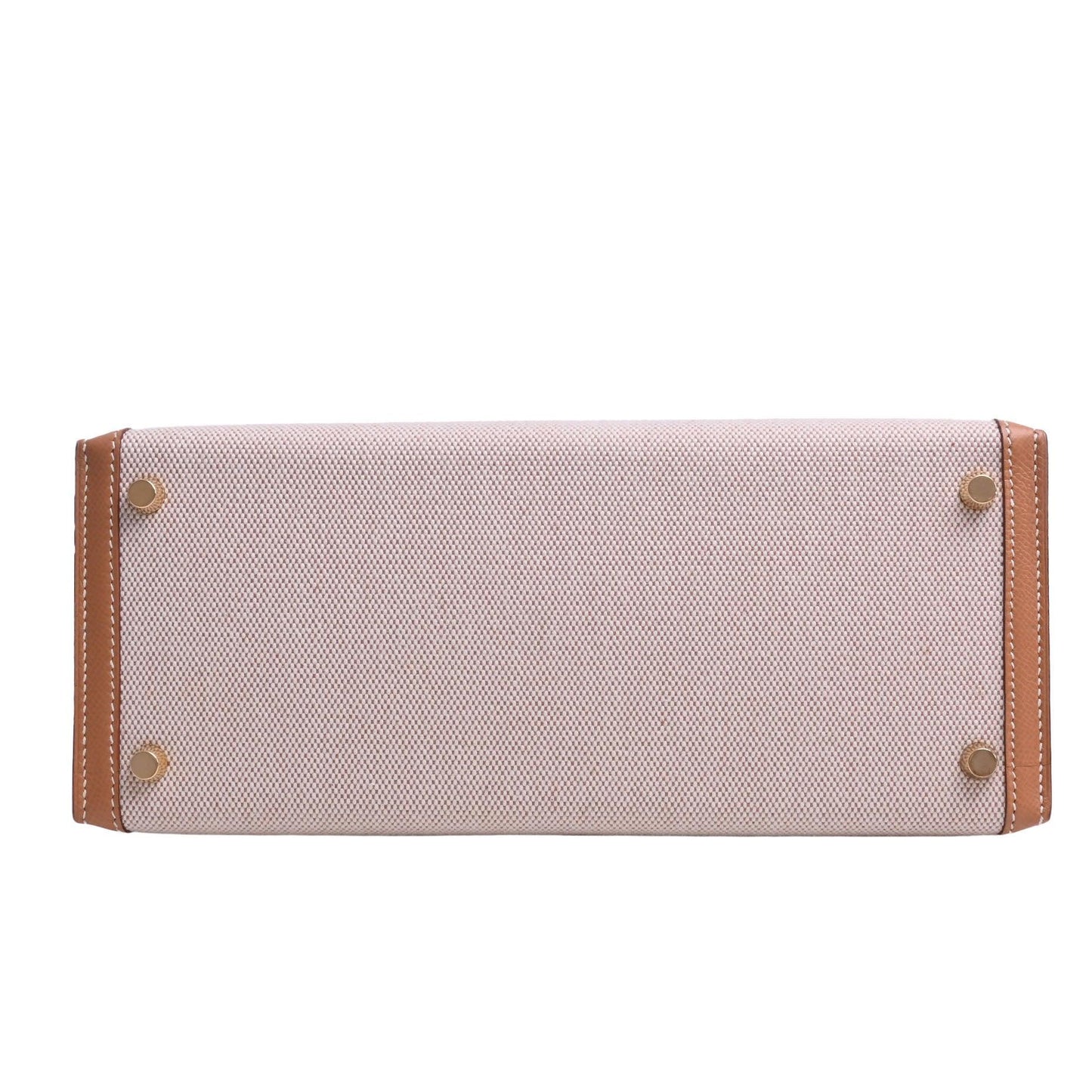 Kelly 28 Kushbell Toile Ash Gold GP □F engraved