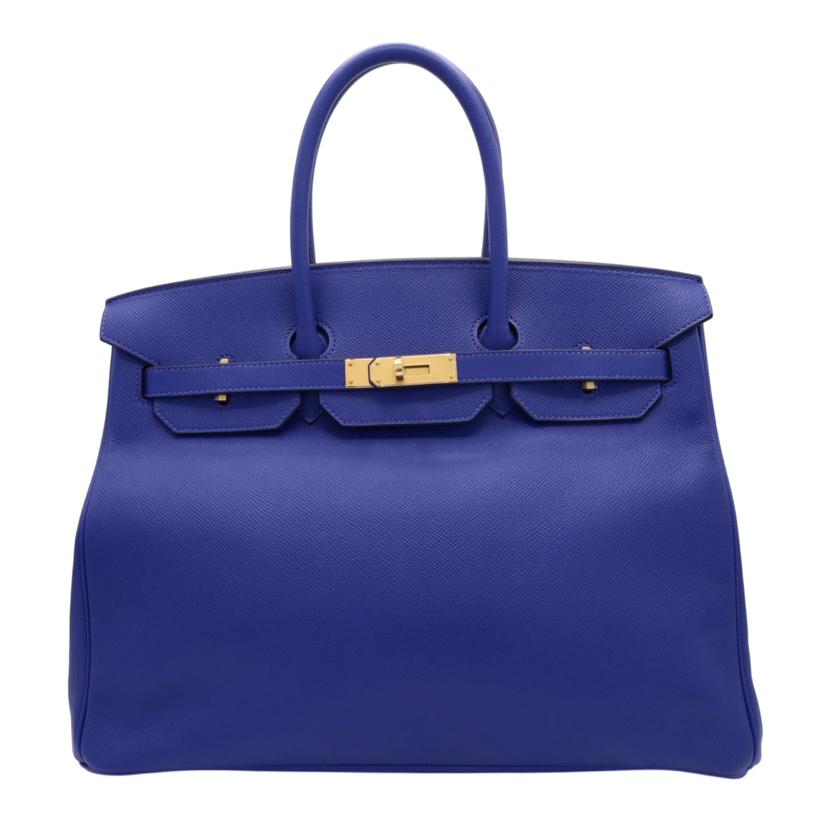 Birkin 35VeauEpsomBlue Royale GP CStamp