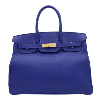 Birkin 35VeauEpsomBlue Royale GP CStamp