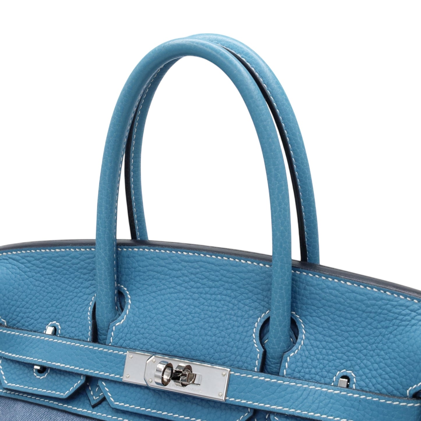 バーキン30　トワルジーン　トゴ　ブルージーン　SS　□J刻印