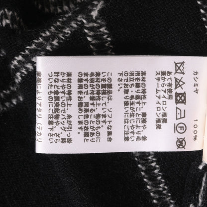 ニットワンピース　カシミヤ　ブラック　38