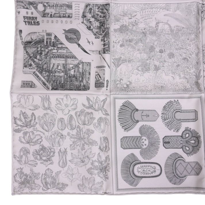 カレ60　ロボカバール　シルク　グレー