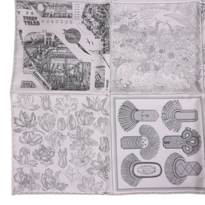 カレ60　ロボカバール　シルク　グレー