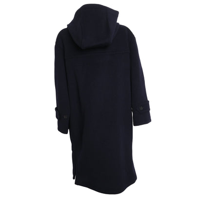 ダッフルコート　ウール　ネイビー　44