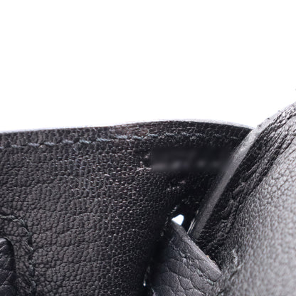 Birkin 25 Togo Black SS KStamp
