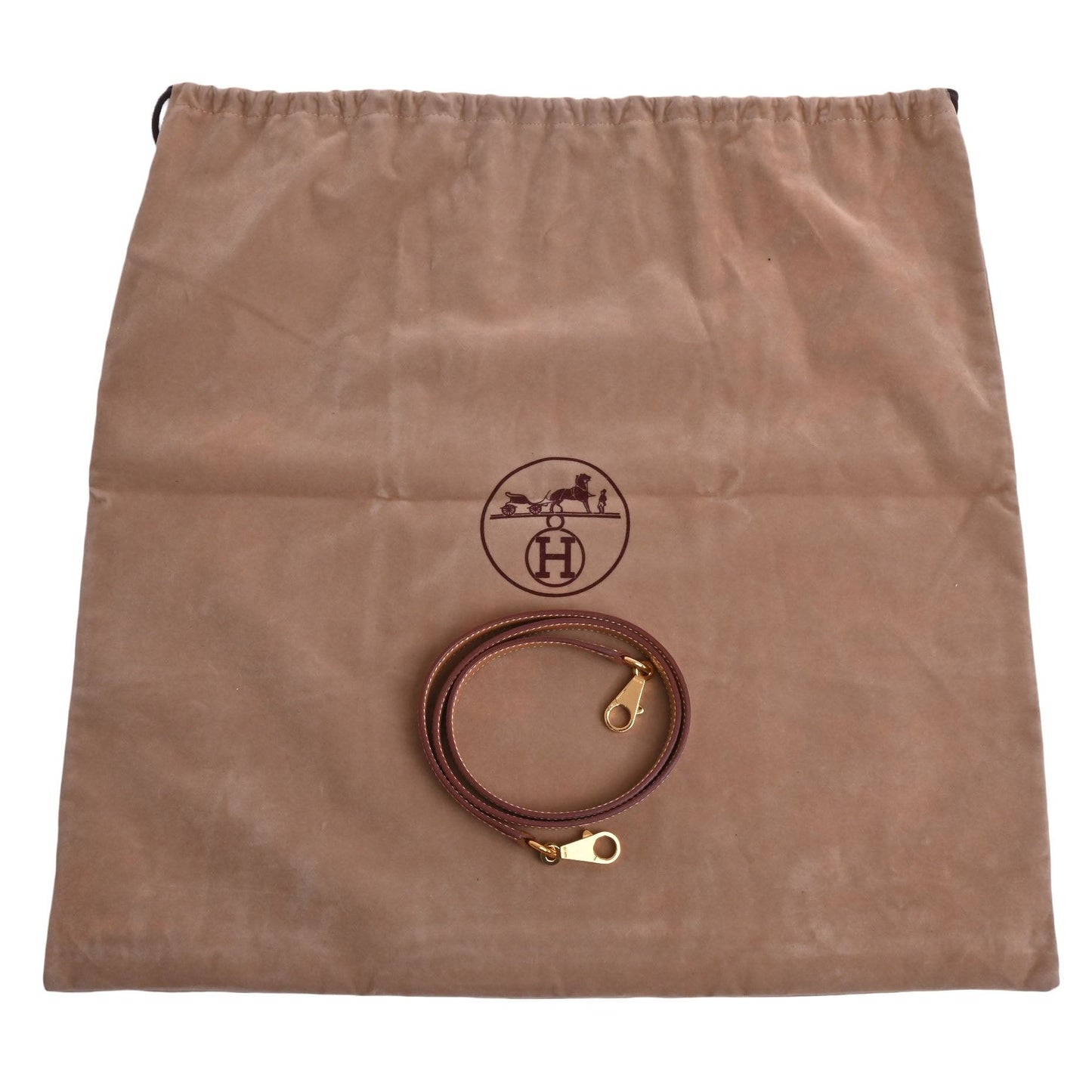 Kelly 28 Kushbell Toile Ash Gold GP □F engraved