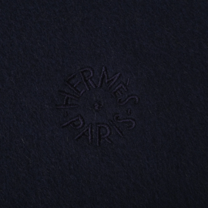 ストール　カシミア　ネイビー　グリーン