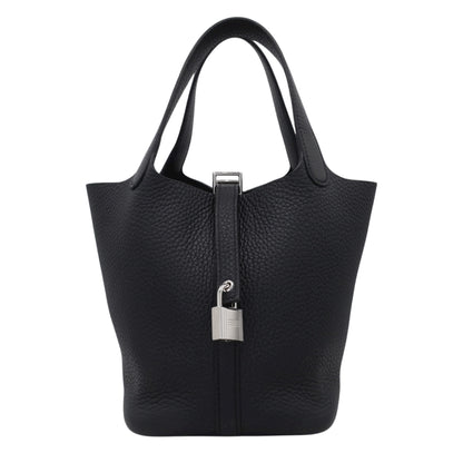 Picotan Rock PM Taurillon Clemence 黑色 SS W 雕刻