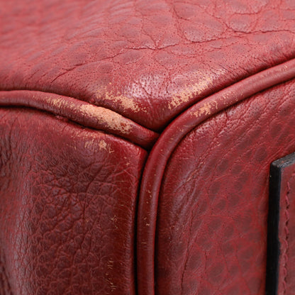 Birkin 45 Long Shoulder Buffle Skipper Rouge Ash SS □DStamp