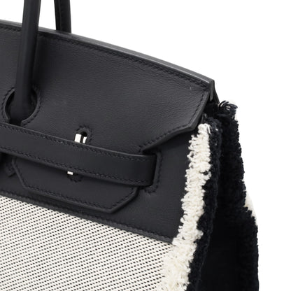 Birkin 35 Frey Frey Toile Ash Vaux Swift 黑色 SS UStamp