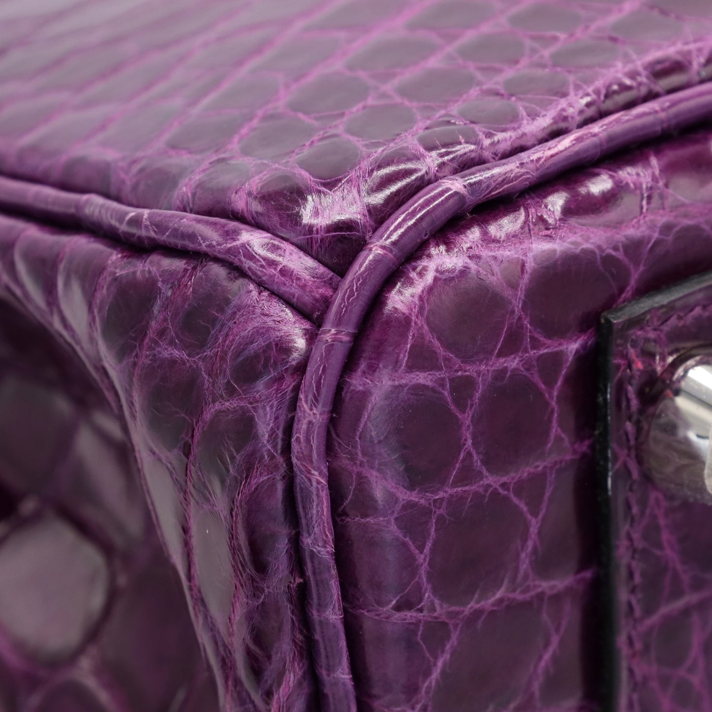 Birkin 25 尼罗紫水晶 SS XStamp