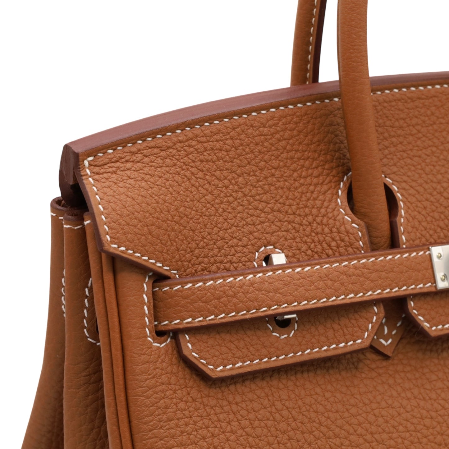 Birkin 25 Togo Gold SS KStamp