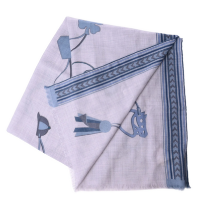 レクタングル　エ・グリ・グリ　カシミヤ　グレー