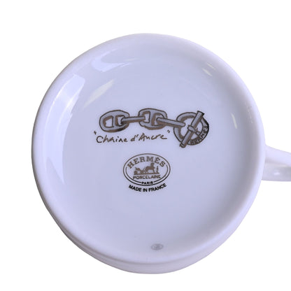 シェーヌダンクル　コーヒーカップ＆ソーサ―　ペア　プラチナ