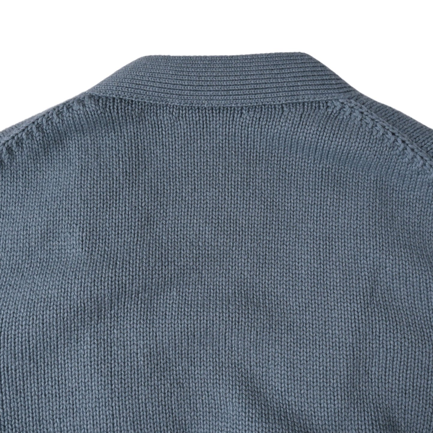 カーディガン　カシミヤ　ブルー　42