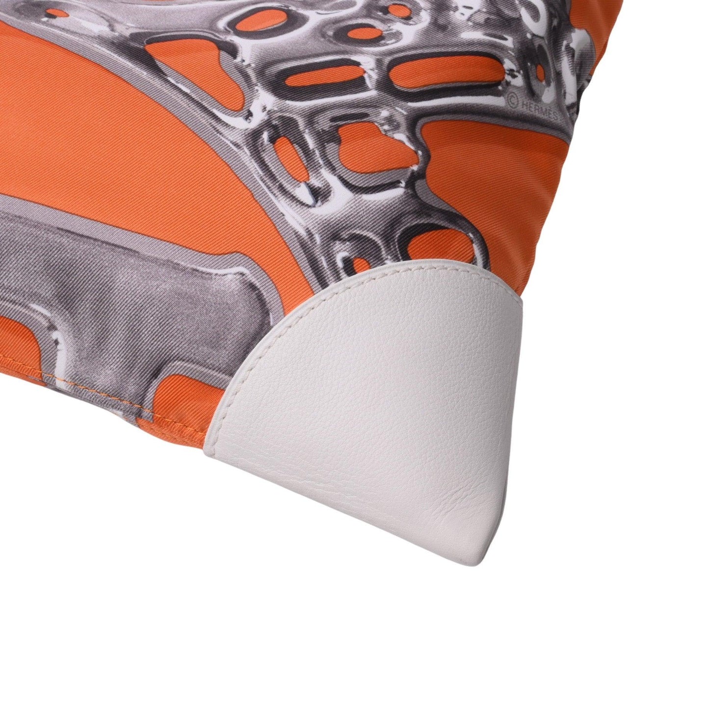 丝滑的城市PM银滴丝绸橙色白色SS□n刻