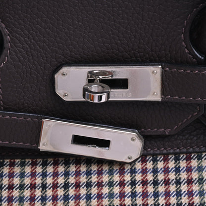 バーキン35　レナージュ　カロ　トリヨンクレマンス　エベンヌ　SS　□K刻印