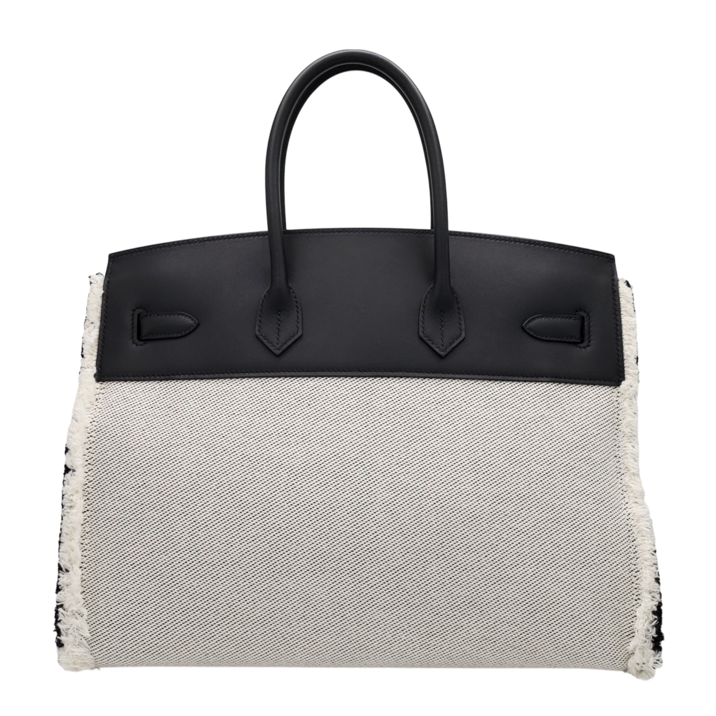 Birkin 35 Frey Frey Toile Ash Vaux Swift 黑色 SS UStamp