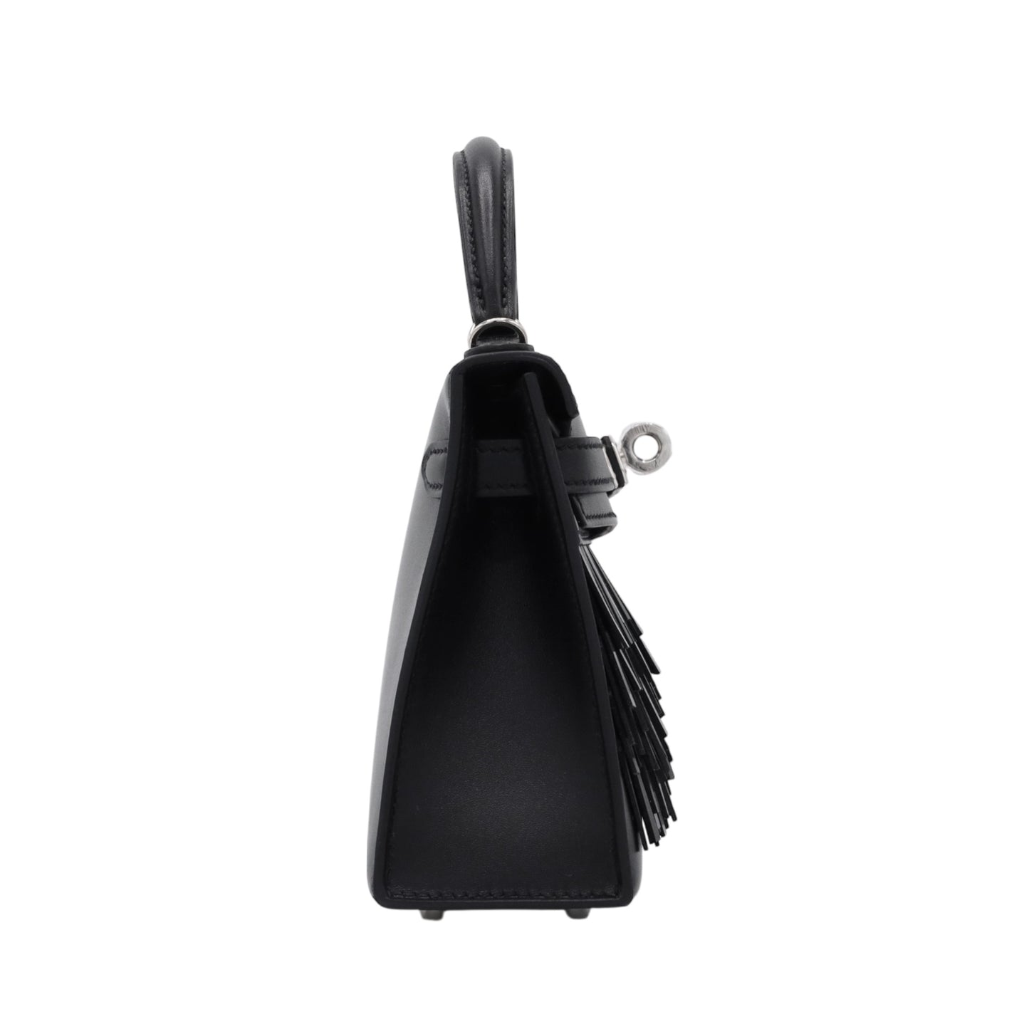 Mini Kelly 2 Panpille Box Lustre Tatterakt Sombrero Black SS G stamp