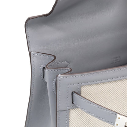 ケリー25　トワルアッシュ　ヴォースイフト　ブルーグラシエ　エクリュ　SS　K刻印