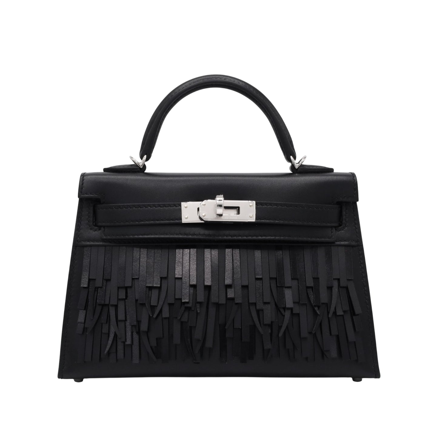 Mini Kelly 2 Panpille Box Lustre Tatterakt Sombrero Black SS G stamp