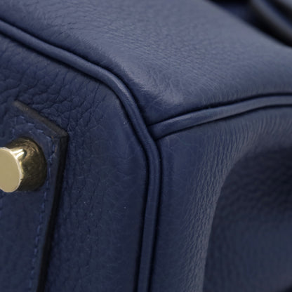 バーキン25　トゴ　ブルーアビス　GP　K刻印