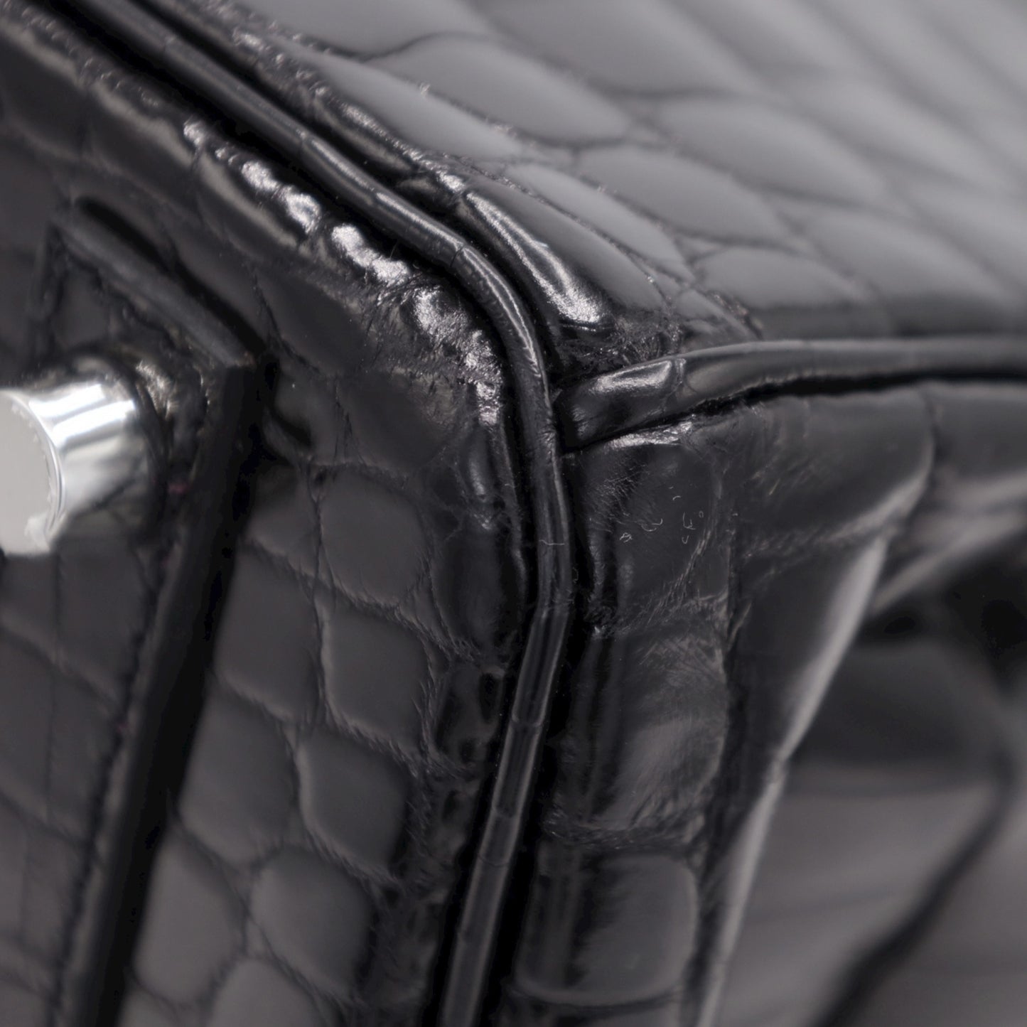 バーキン25　ニロティカス　ブラック　SS　D刻印