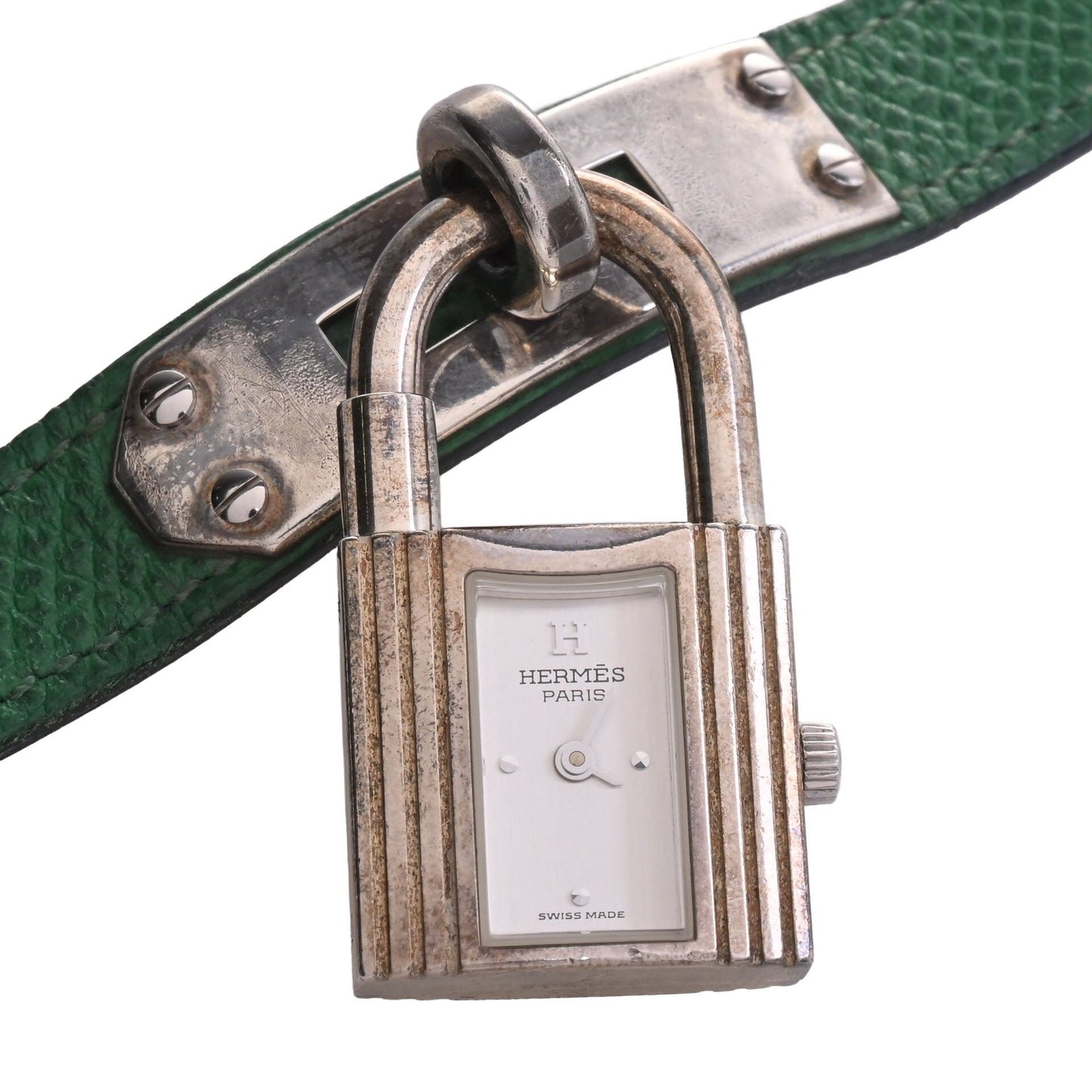 ケリーウォッチ　クシュベル　グリーン　SV　〇X刻印