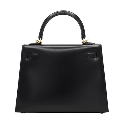 ケリー25　ボックスカーフ　ブラック　GP　W刻印