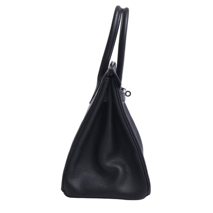 バーキン30　ヴァッシュリエージュ　ブラック　SS　□K刻印