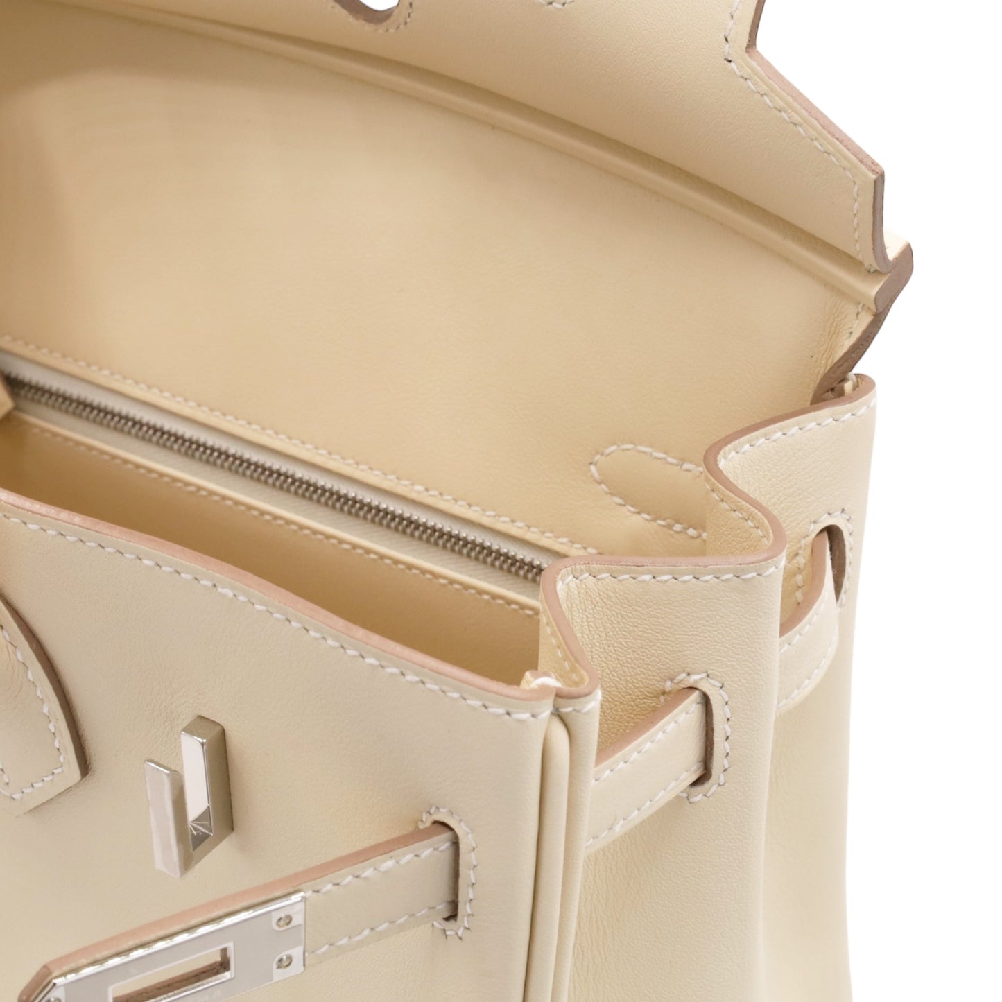 Birkin 25 Vaux Swift Cle SS K stamp